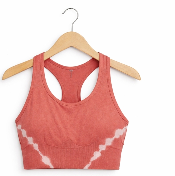 ZYIA Tops - Zyia Active Pink TieDye Crop Tank Sz XL